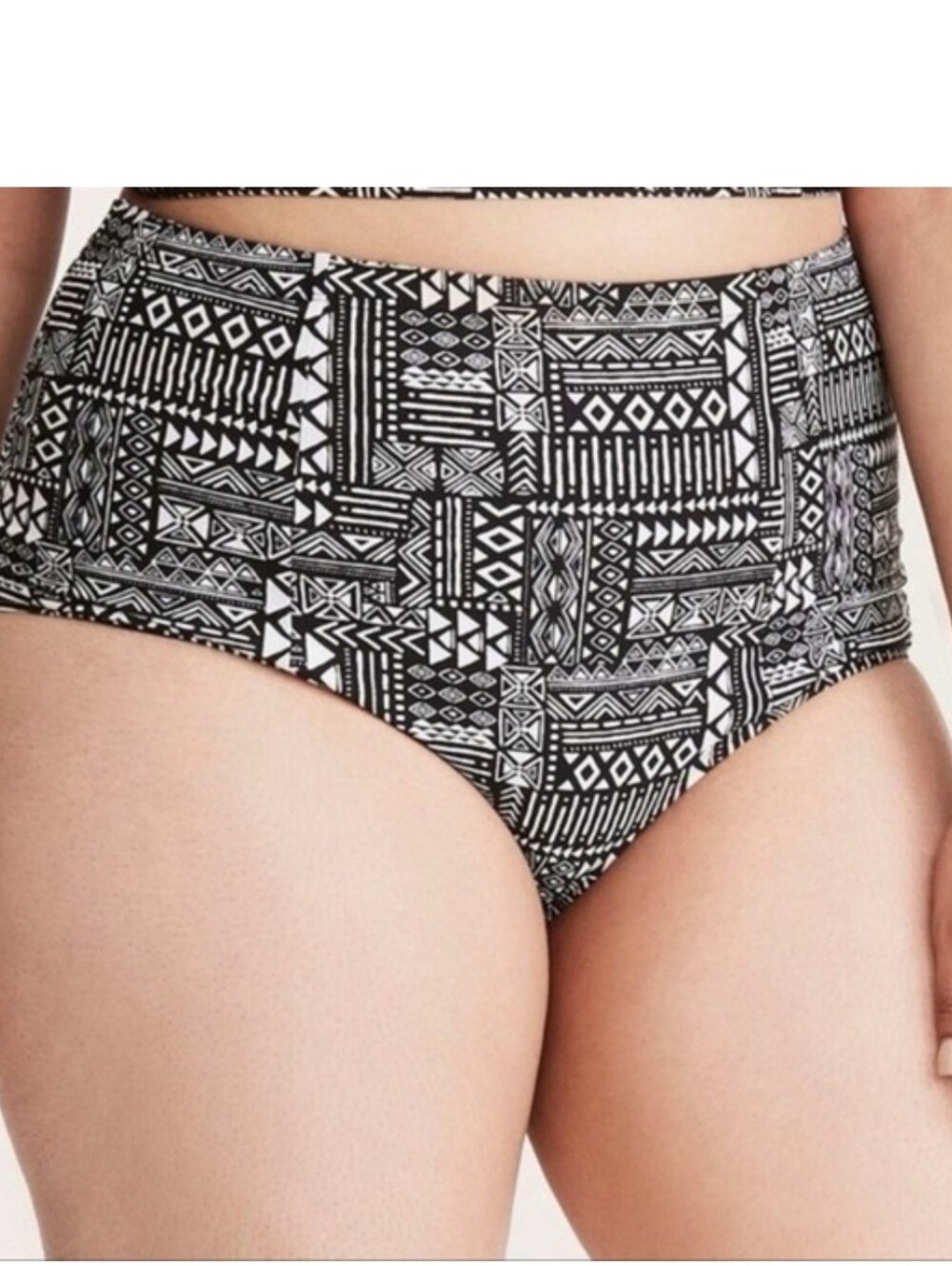 Plus Size 2x 18 20 torrid Swimsuit Geographic High-Waist Bikini Bottoms
